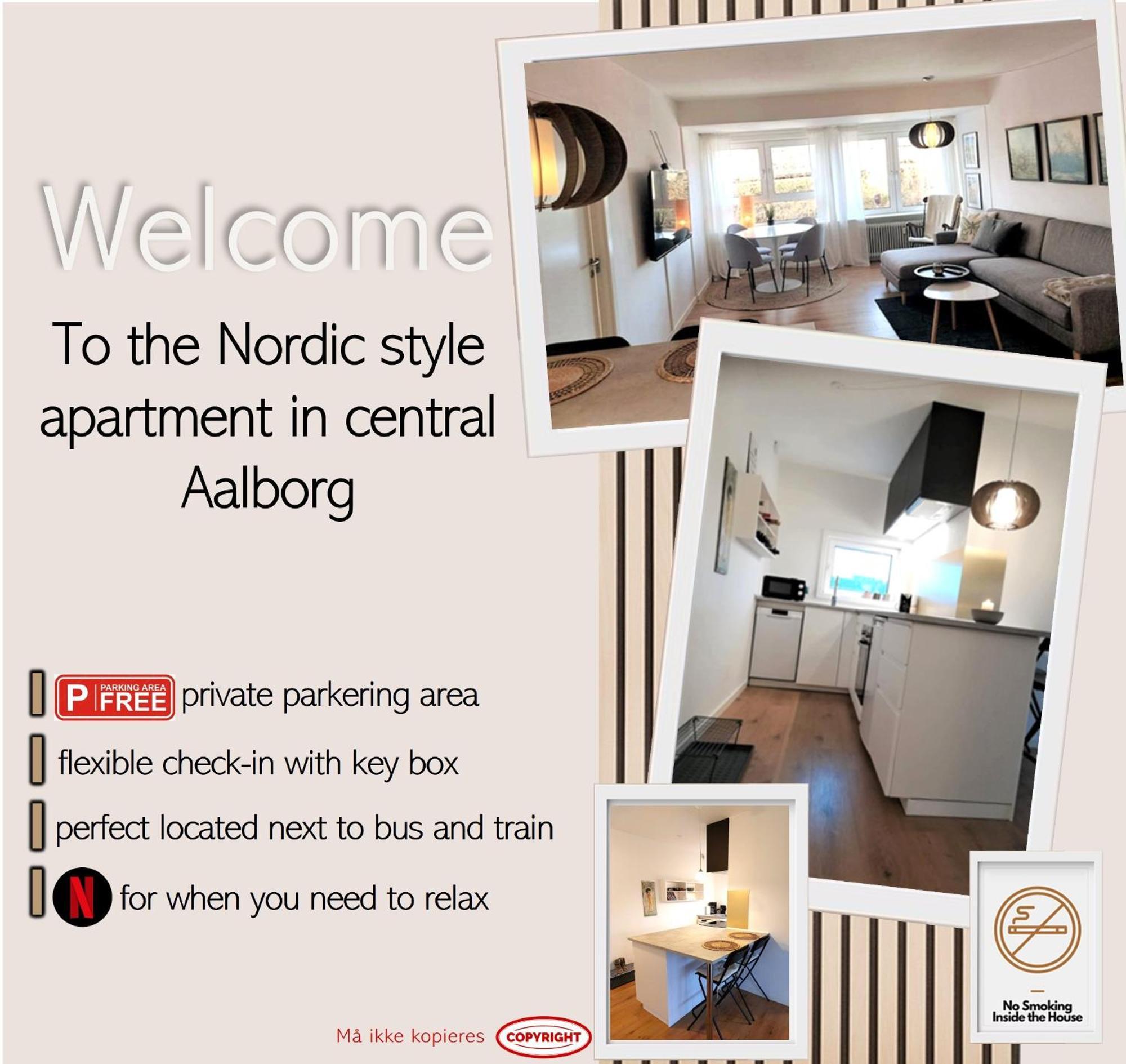 Nordic Style Apartment In Central Άλμποργκ Εξωτερικό φωτογραφία
